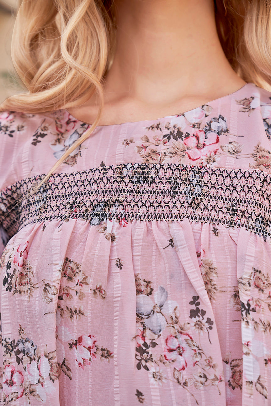 Pink Floral top